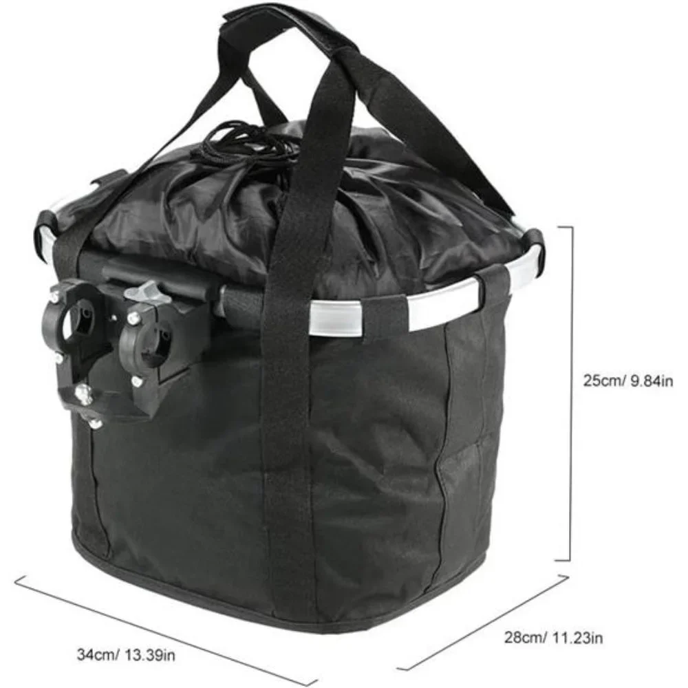Small Pet Cat Dog Carrier Bicycle Handlebar Front Basket Folding Detachable